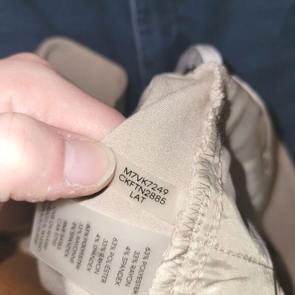 New Calvin Klein Khaki Modern Essentials Pants 14 - Picture 10 of 11